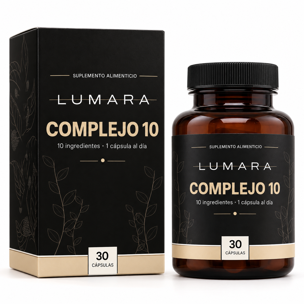 LUMARA Complejo 10, bote y caja